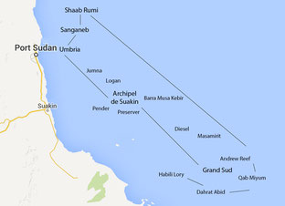 Croisière plongée en Egypte et au Soudan à bord de l'Oceanos