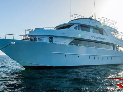 Le New Regency est un bateau pour 20 plongeurs. Très confortable et refait à neuf. Il est idéal pour les croisières en petit comité.